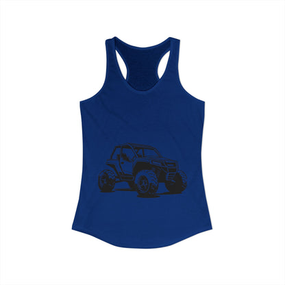Off The Beaten Path Side By Side Women's Racerback Tank