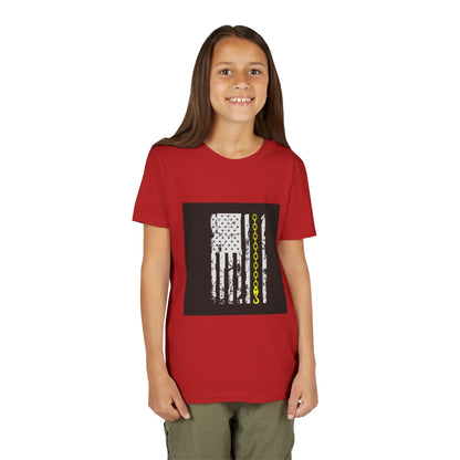 Thin Yellow Line Youth Unisex Short Sleeve Crewneck Tee
