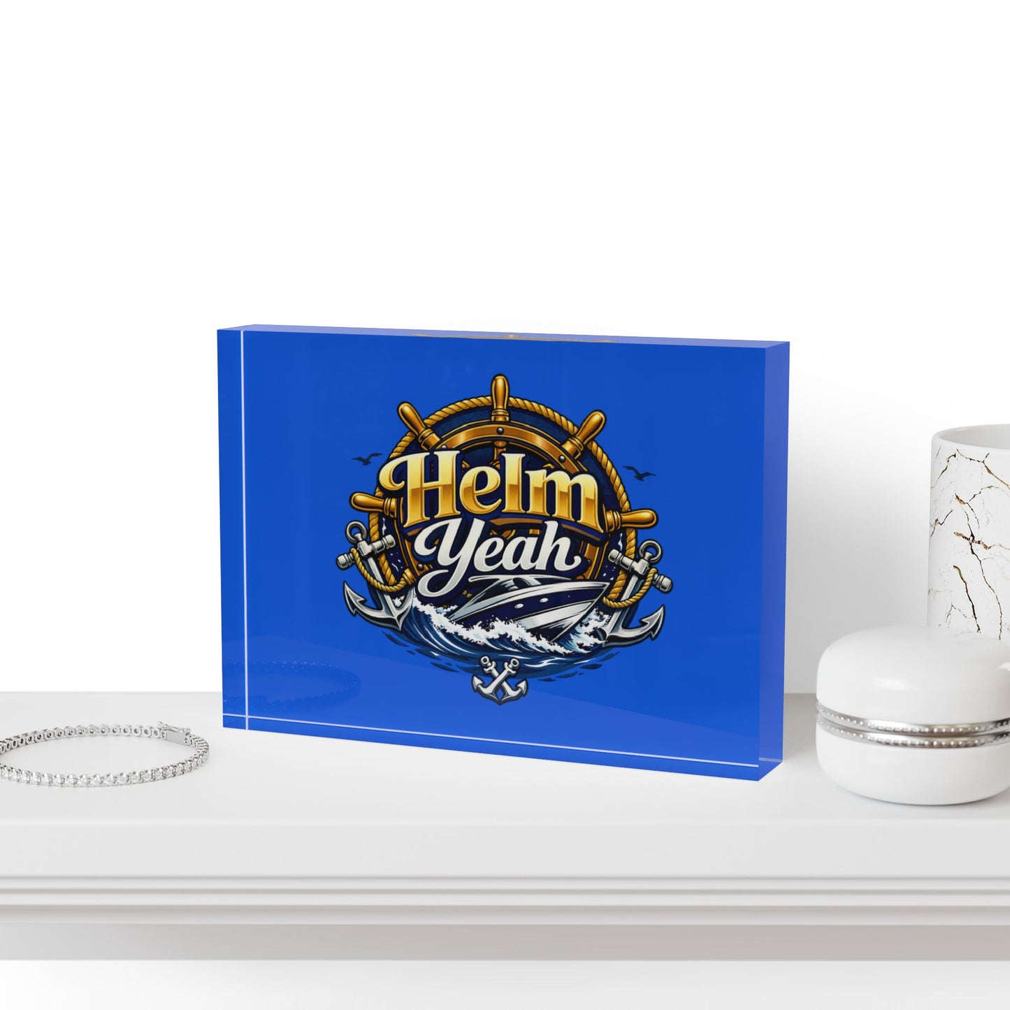 Helm Yeah Acrylic Photo Block