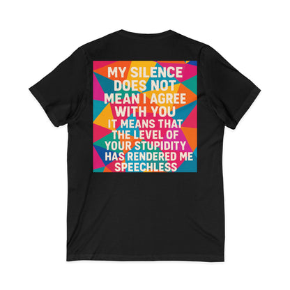 Speechless Unisex Short Sleeve V-Neck Tee