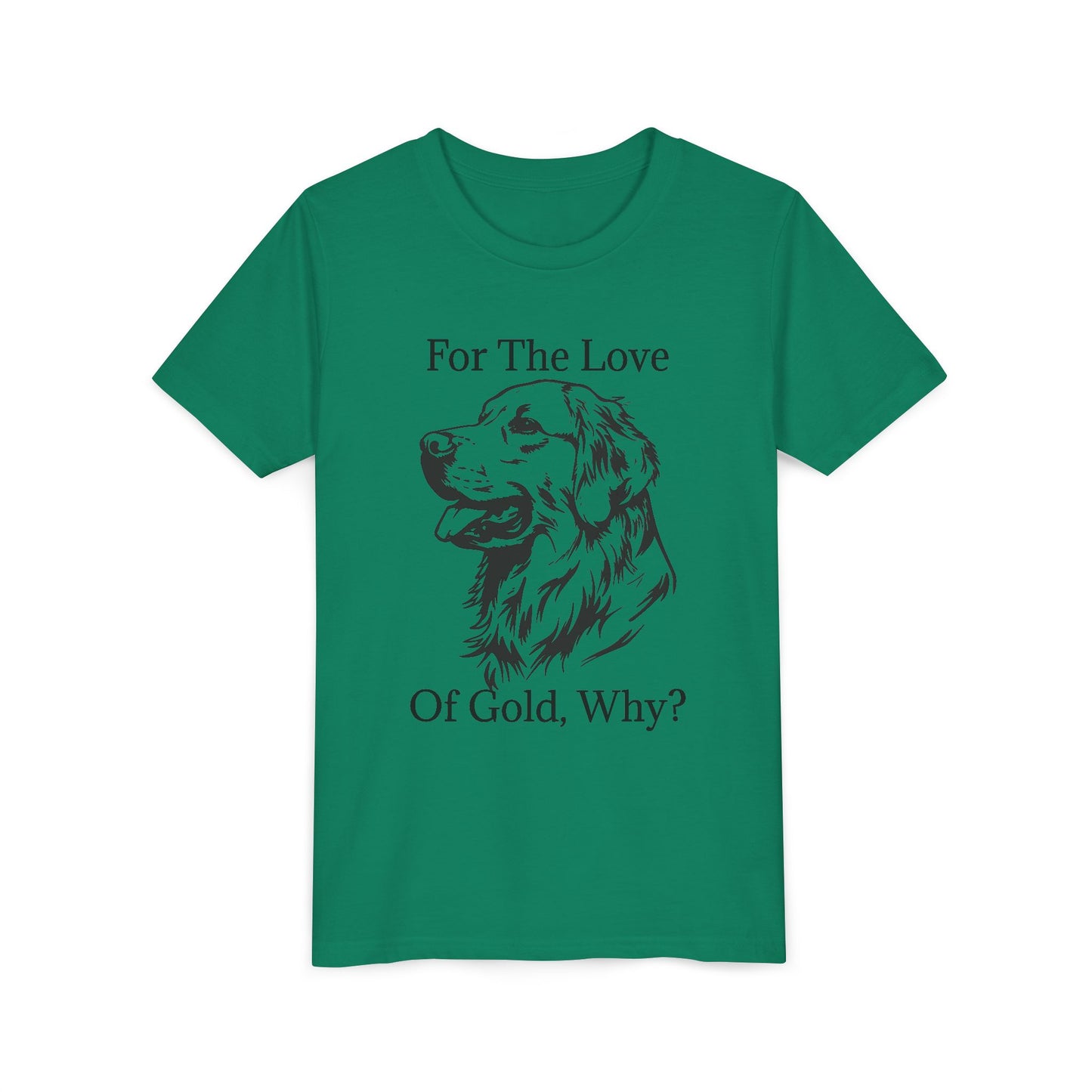 For The Love Of Gold Youth Unisex Short Sleeve Crewneck Tee