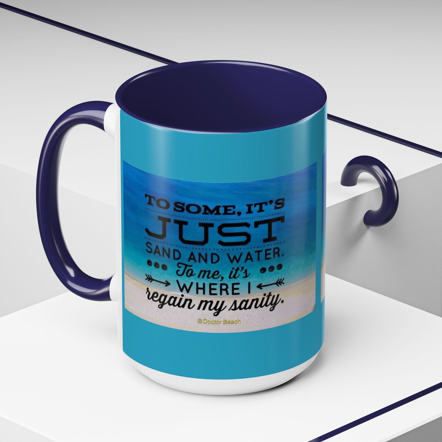 Dr. Beach 2-Tone Coffee Mug