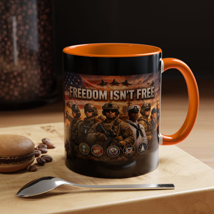 Freedom Isn't Free 2-Tone Coffee Mug
