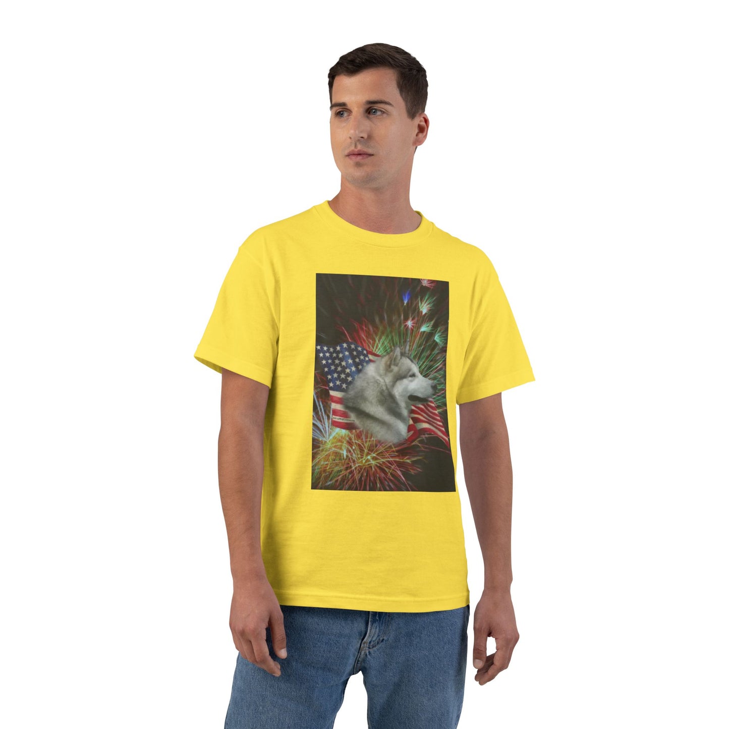 American Malamute Men's Short-Sleeve Crewneck Tee
