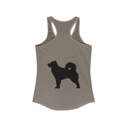 Malamute Silhouette Women's Racerback Tank