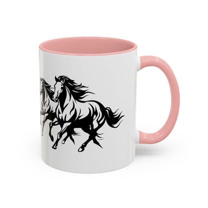 Horsin' Around 2-Tone Coffee Mug
