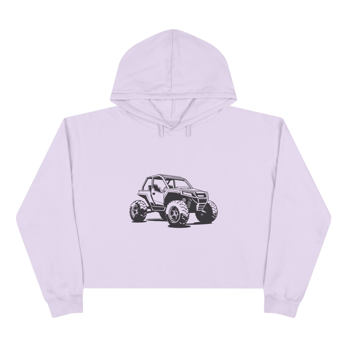 Off The Beaten Path Side By Side Women's Crop Hoodie