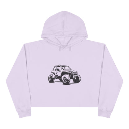 Off The Beaten Path Side By Side Women's Crop Hoodie