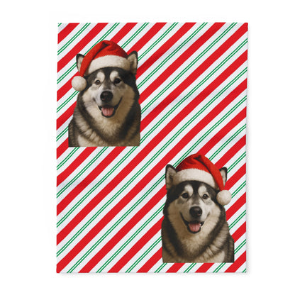 Santa Paws Malamute Arctic Fleece Blanket