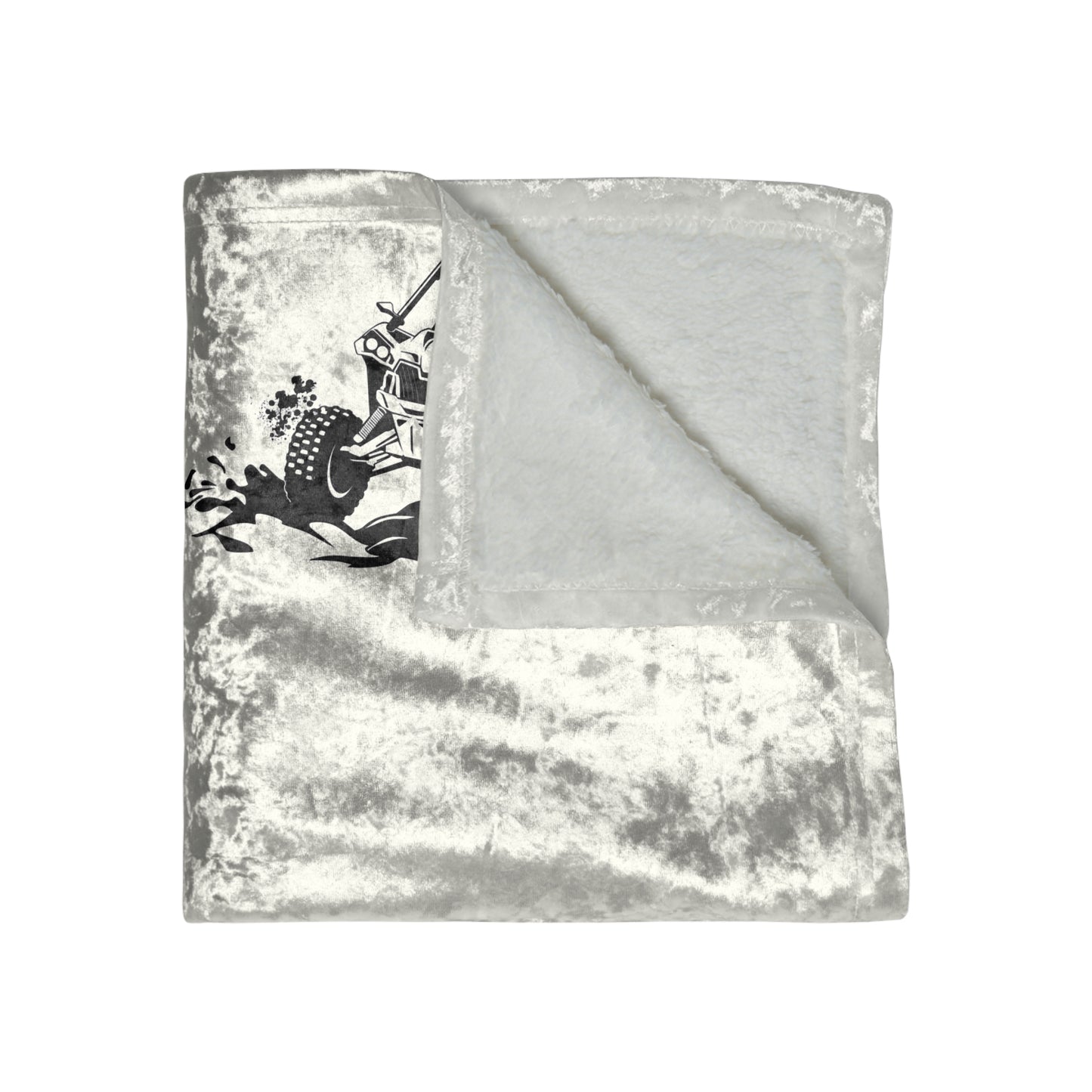 Slingin' Mud Side By Side Crushed Velvet Blanket