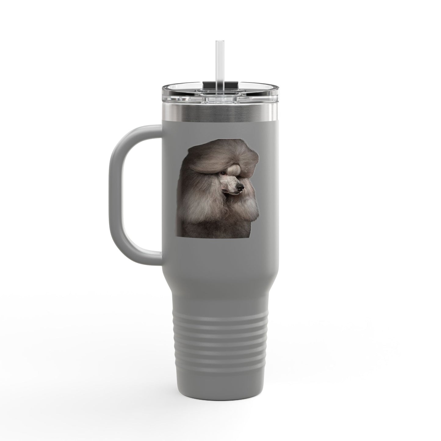 Poodle Head Insulated Travel Mug