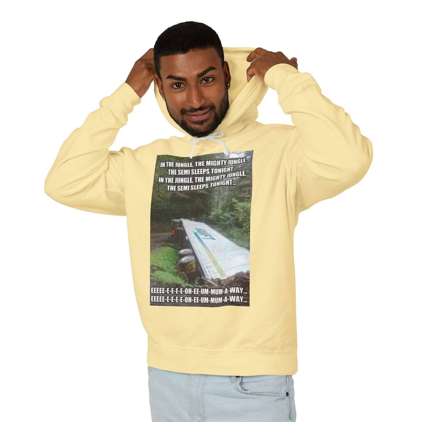 Semi Sleeps Unisex Lightweight Hoodie
