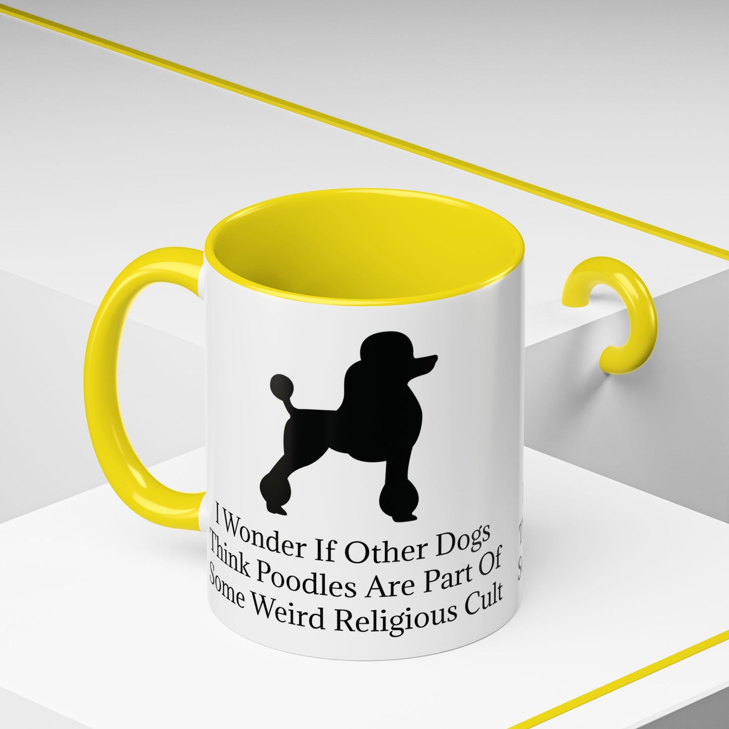 I Wonder 2-Tone Coffee Mug