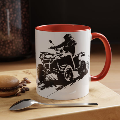 Slingin' Mud Quad 2-Tone Coffee Mug