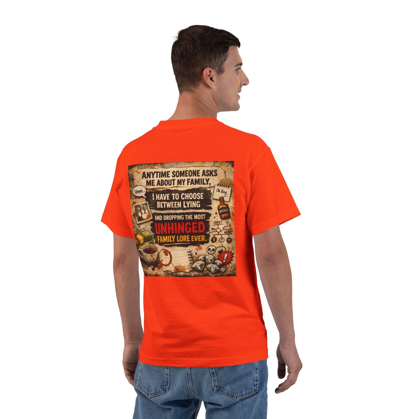 Unhinged Family Men's Short-Sleeve Crewneck Tee