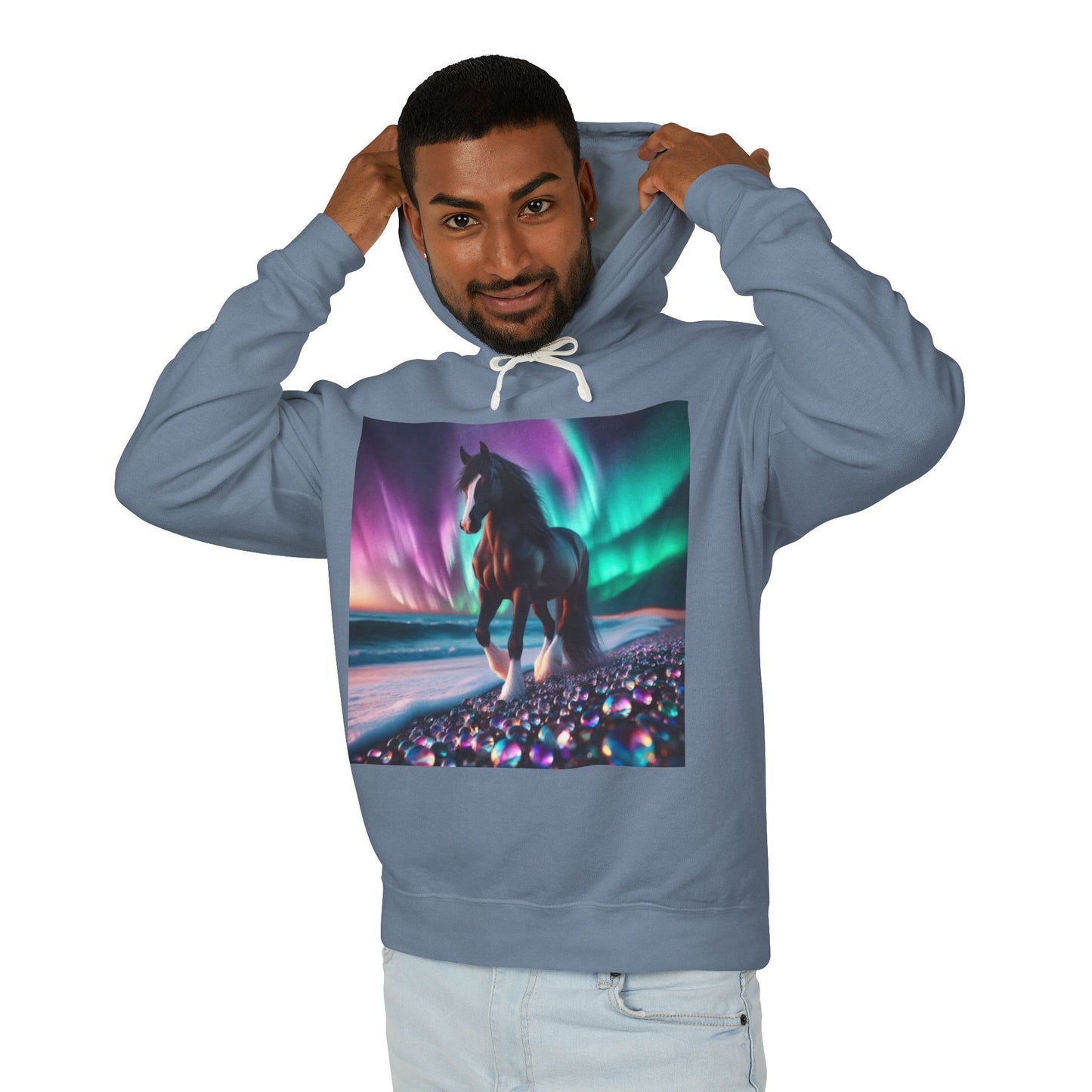 Midnight Magic Unisex Lightweight Hoodie