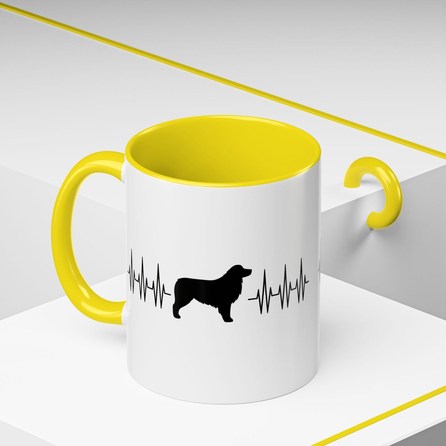 My Heart Beats For Aussies 2-Tone Coffee Mug