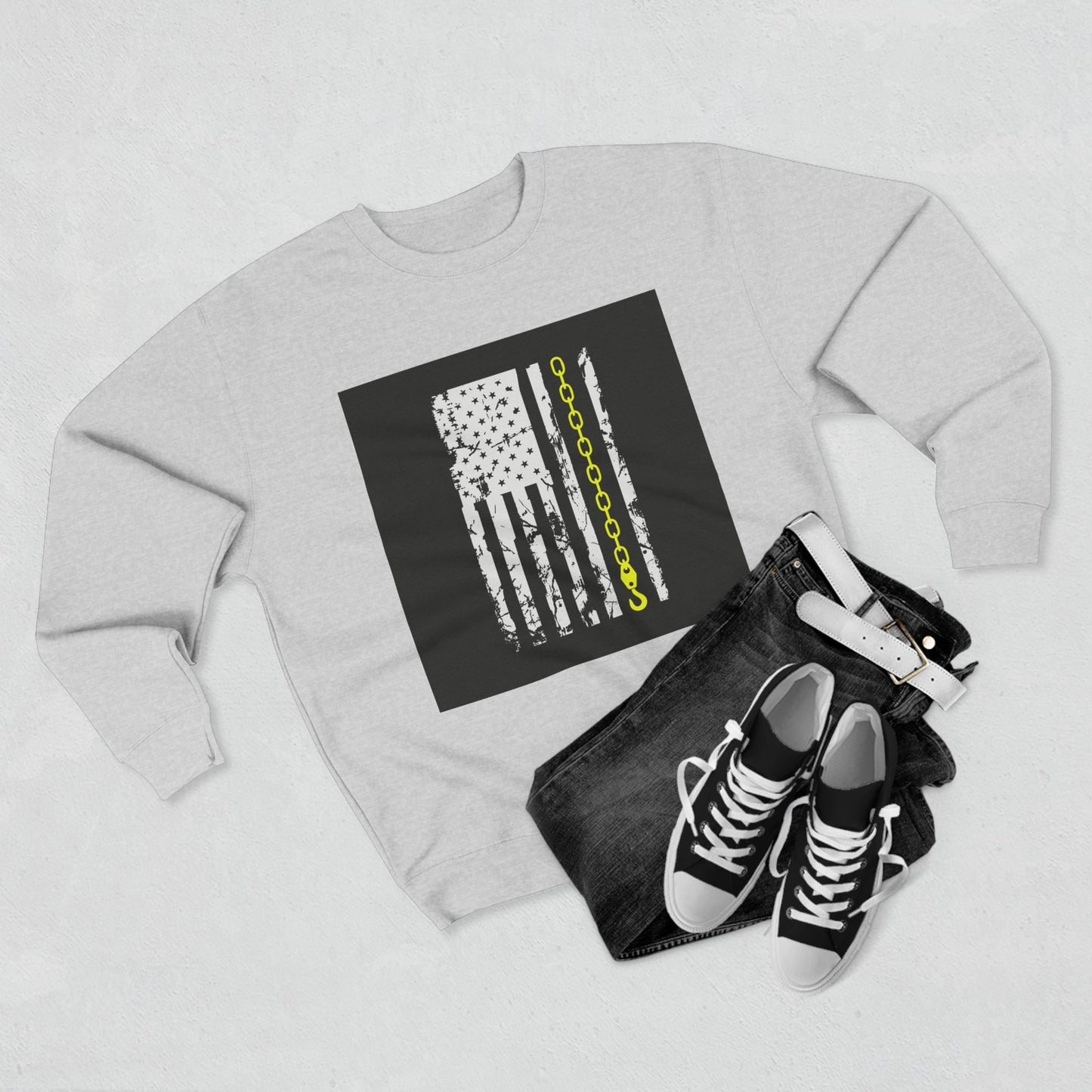 Thin Yellow Line Unisex Crewneck Sweatshirt