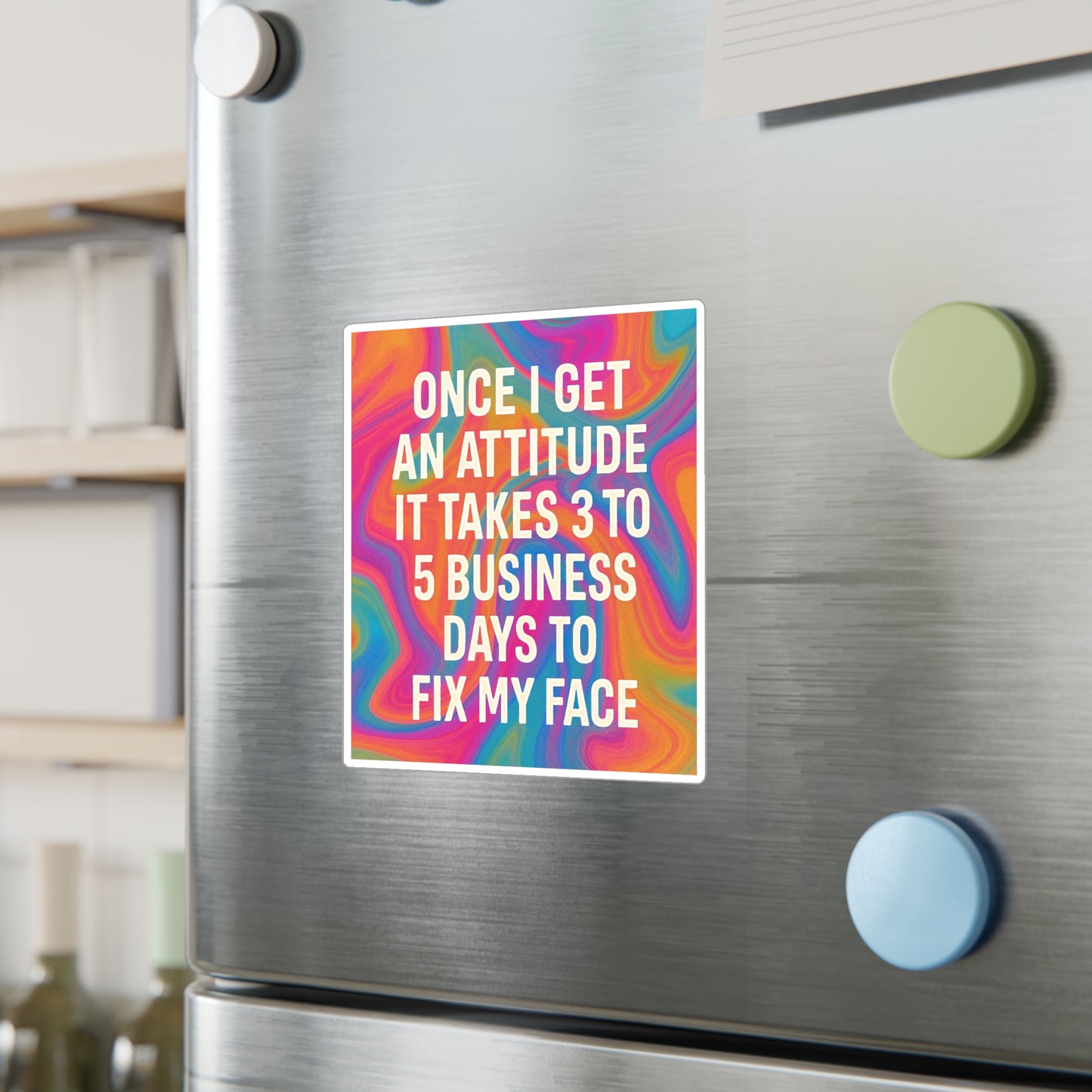 Fix My Face Vinyl Decal