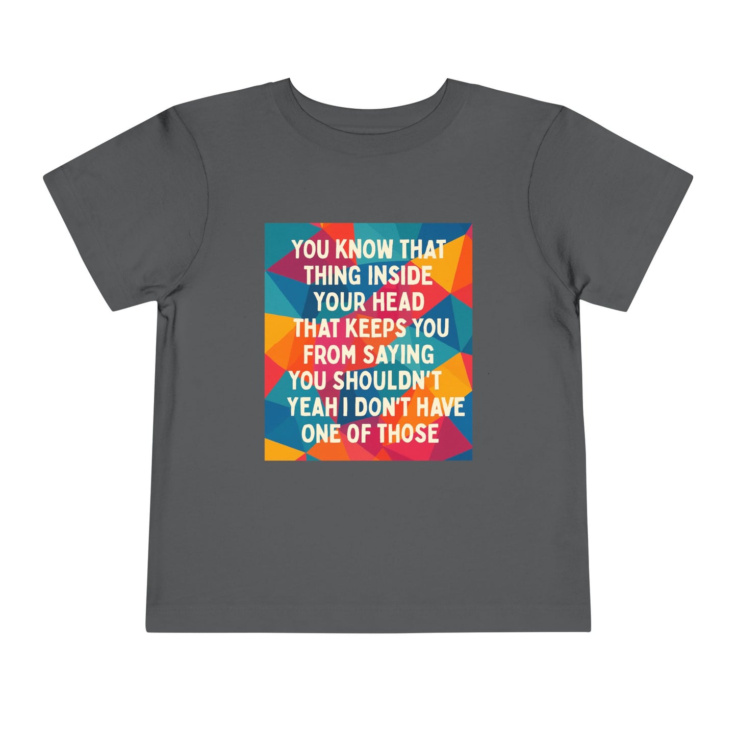No Filter Toddler Unisex Short Sleeve Crewneck Tee