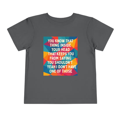 No Filter Toddler Unisex Short Sleeve Crewneck Tee