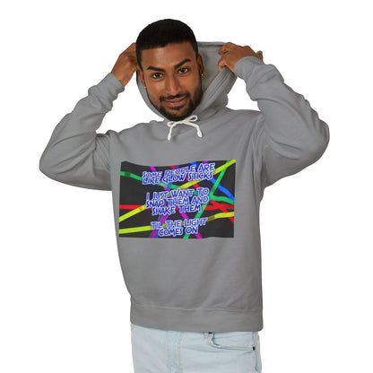 Glow Sticks Unisex Lightweight Hoodie