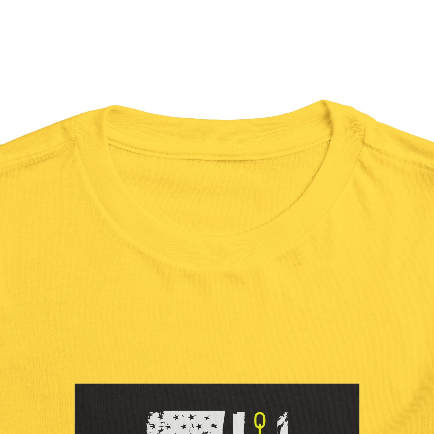 Thin Yellow Line Toddler Unisex Short Sleeve Crewneck Tee
