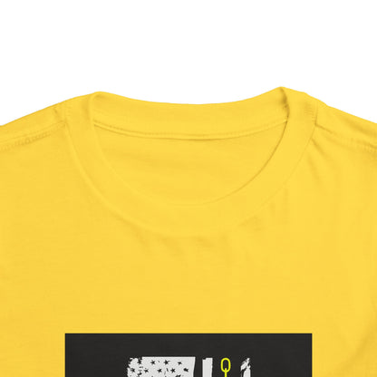 Thin Yellow Line Toddler Unisex Short Sleeve Crewneck Tee