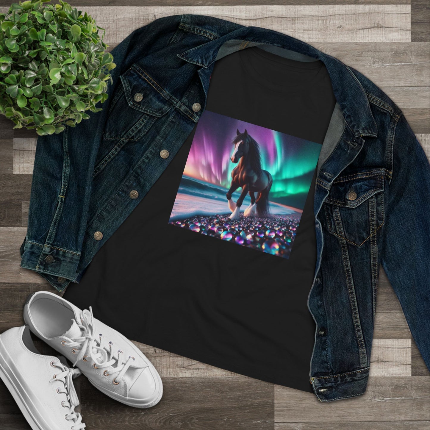 Midnight Magic Women's Short Sleeve Crewneck Tee