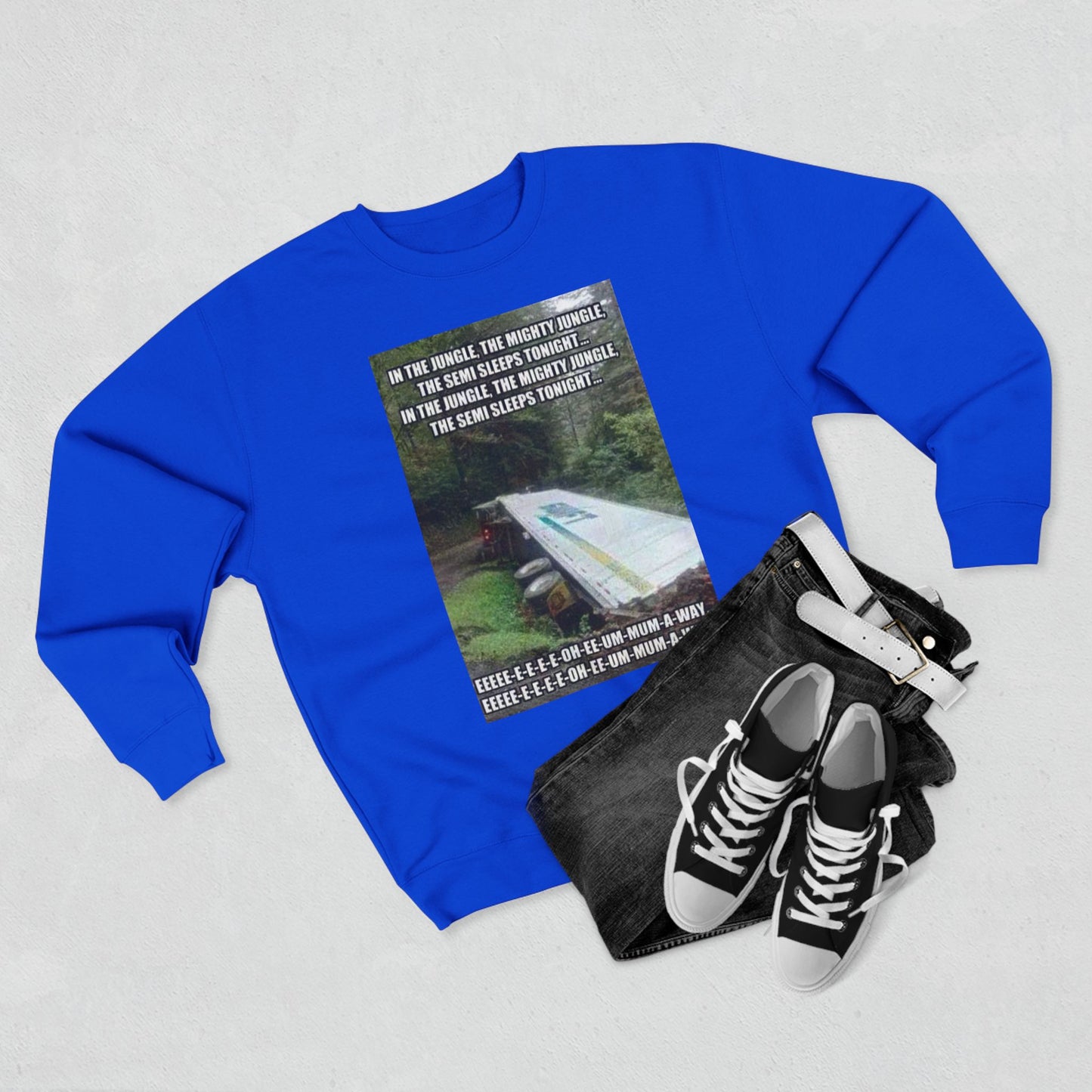 Semi Sleeps Unisex Crewneck Sweatshirt