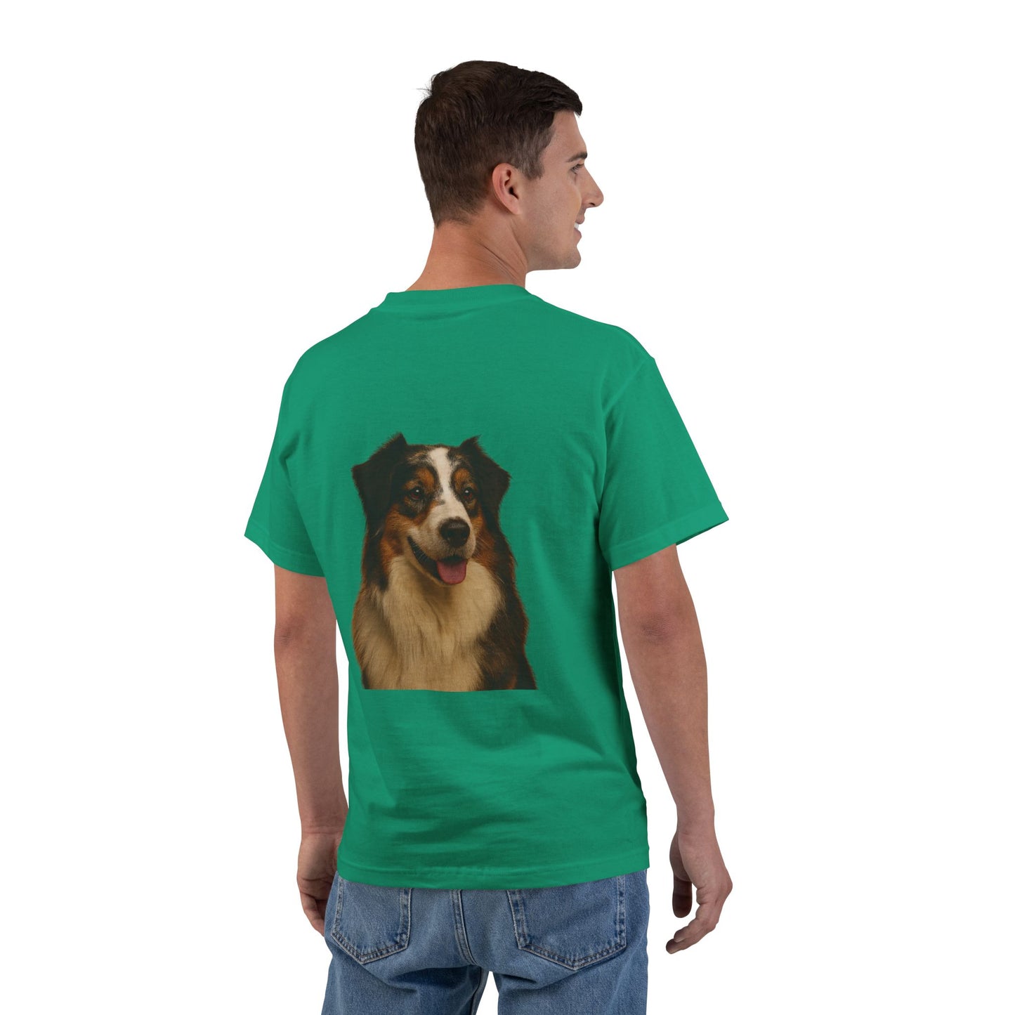 Aussie Head Men's Short-Sleeve Crewneck Tee