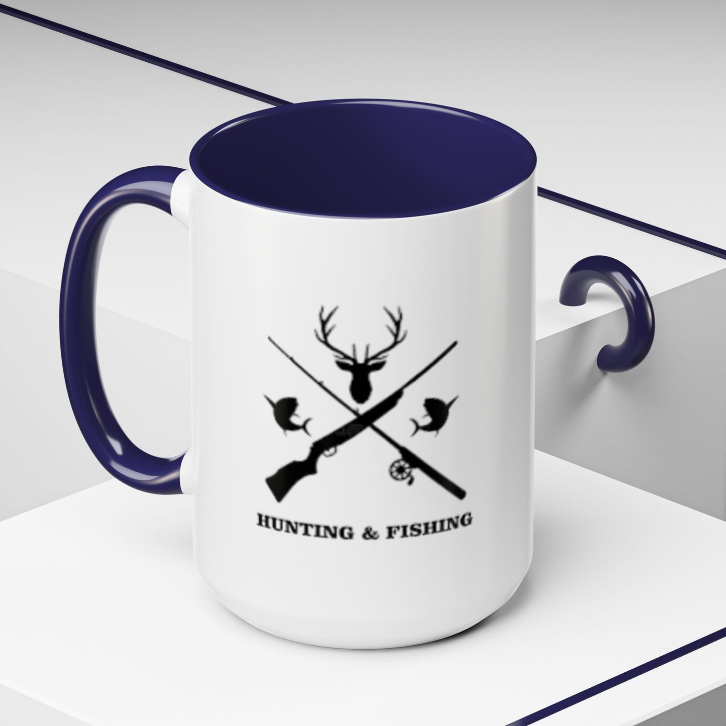 Hunting/Fishing 2-Tone Coffee Mug