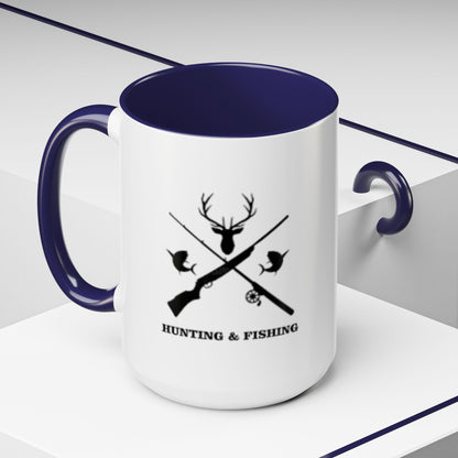 Hunting/Fishing 2-Tone Coffee Mug