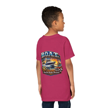 B.O.A.T. Youth Unisex Short Sleeve Crewneck Tee