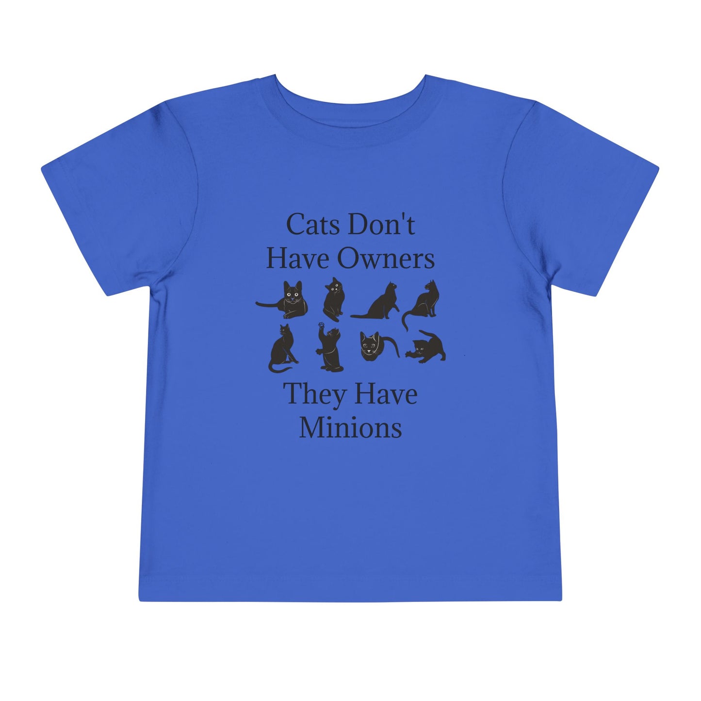 Cat Minions Toddler Unisex Short Sleeve Crewneck Tee