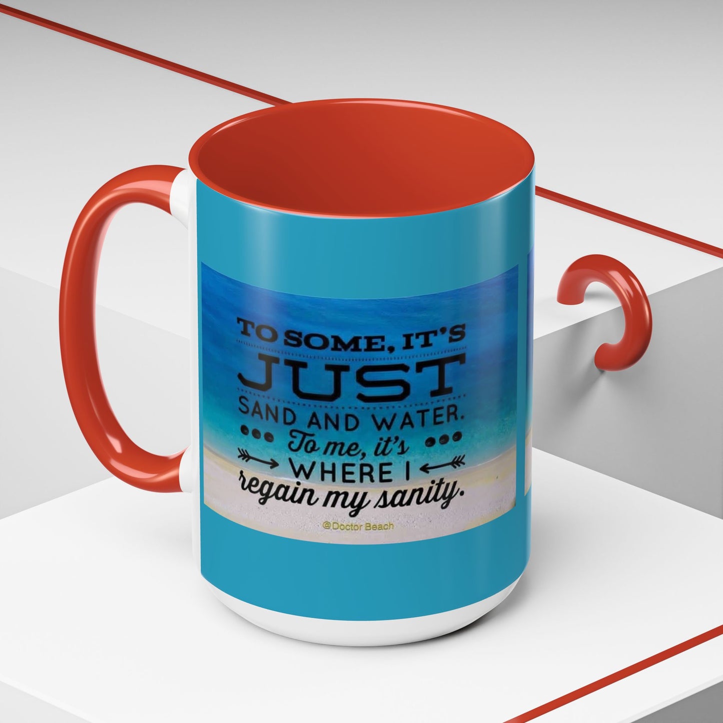 Dr. Beach 2-Tone Coffee Mug