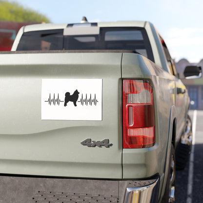 My Heart Beats For Samoyeds Indoor/Outdoor Magnet