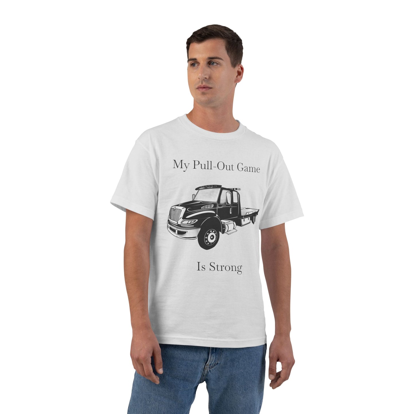 Pull Out Flatbed Men's Short-Sleeve Crewneck Tee