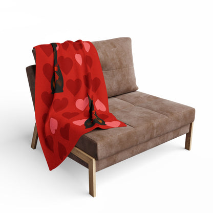 Cupid's Companion Doberman Arctic Fleece Blanket