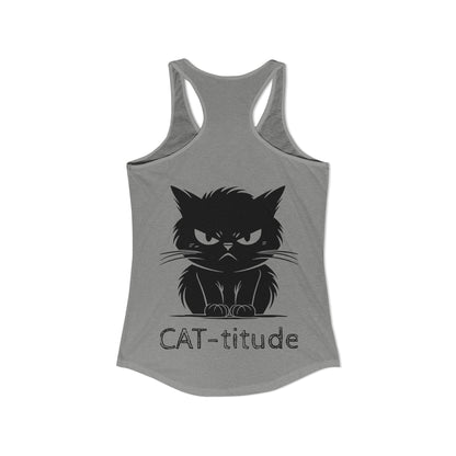 CAT-titude Women's Racerback Tank
