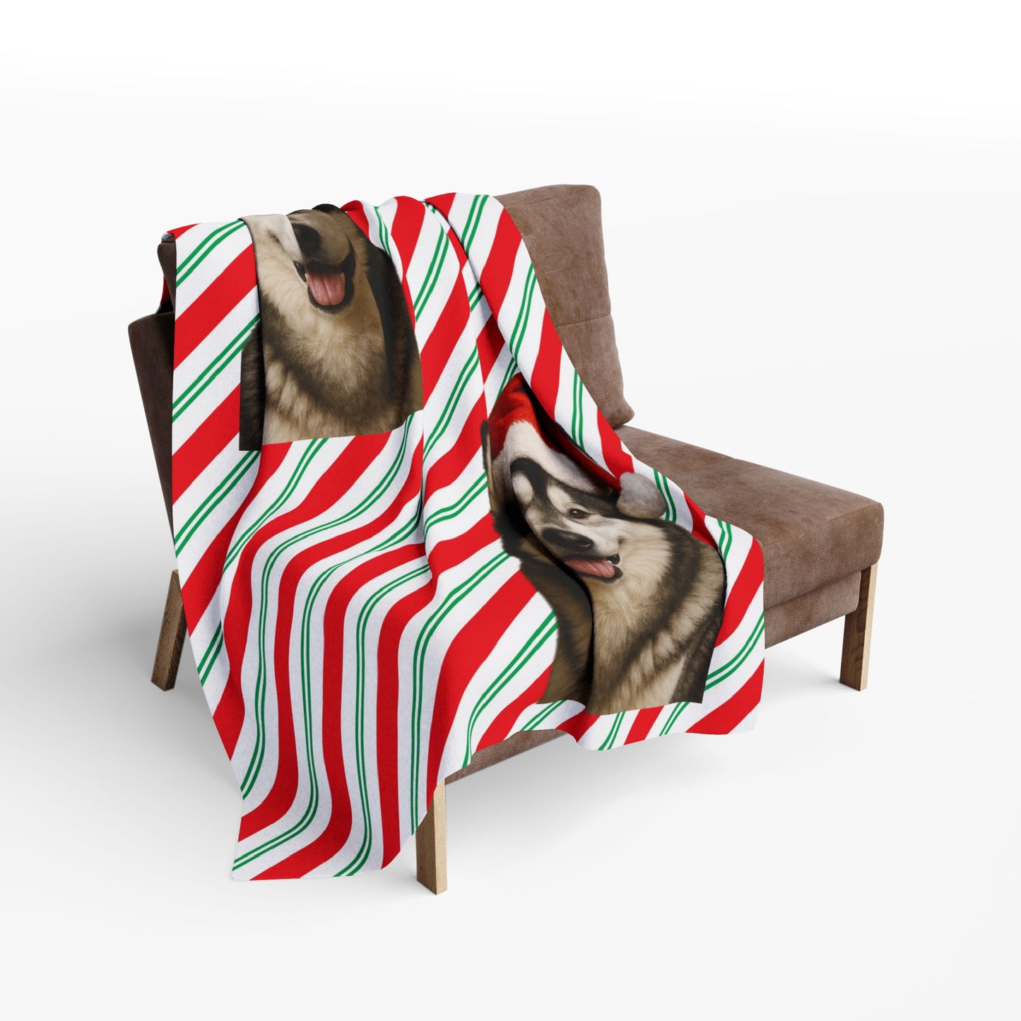 Santa Paws Malamute Arctic Fleece Blanket