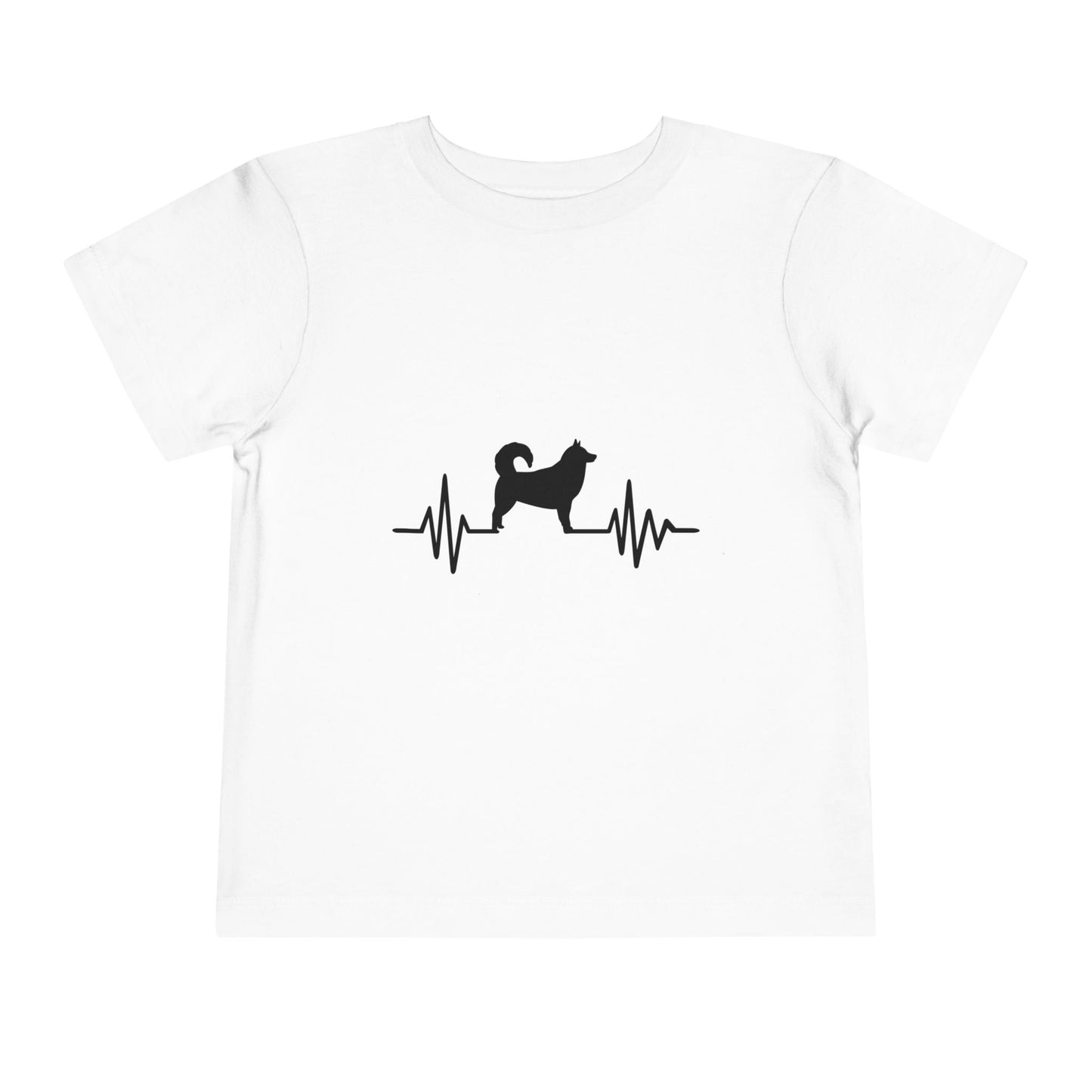 My Heart Beats For Malamutes Toddler Unisex Short Sleeve Crewneck Tee
