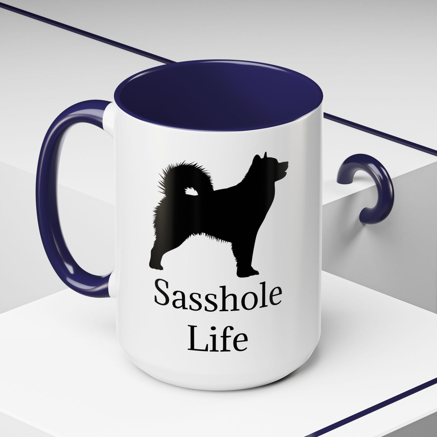Sasshole Life 2-Tone Coffee Mug
