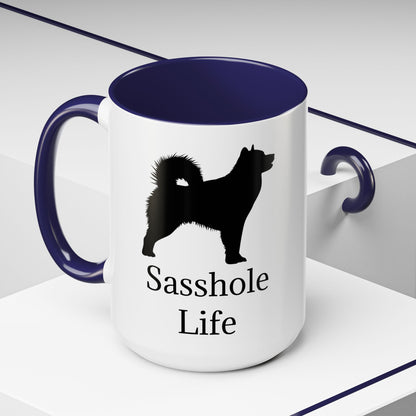 Sasshole Life 2-Tone Coffee Mug