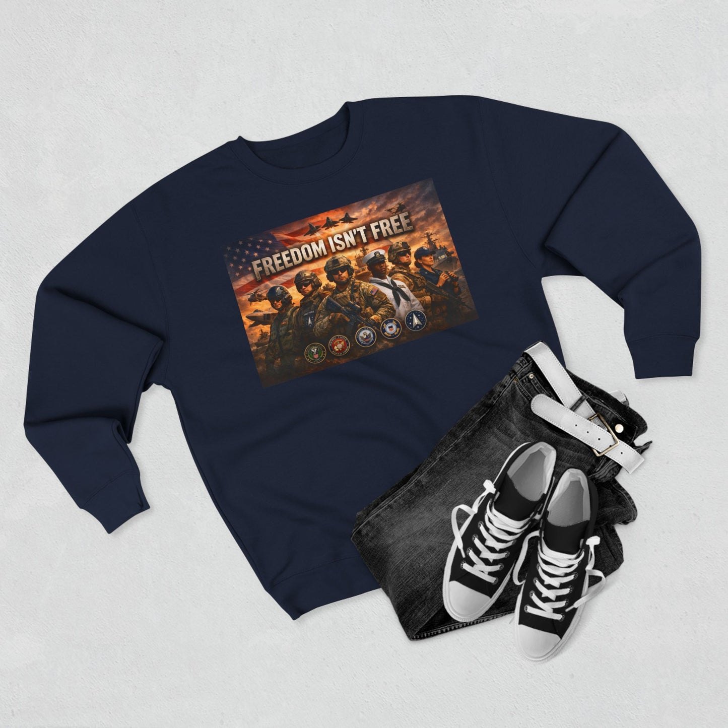 Freedom Isn't Free Unisex Crewneck Sweatshirt