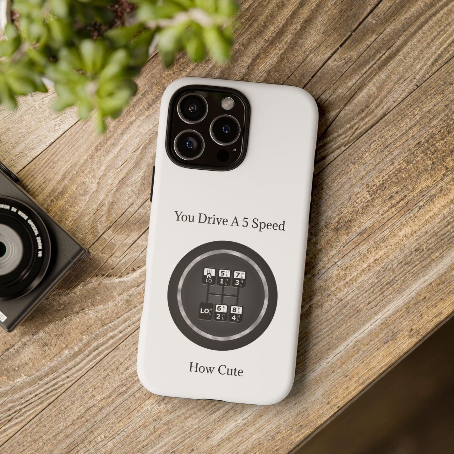 5 Speed How Cute iPhone Case