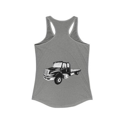 Flatbed Tow Truck Women's Racerback Tank