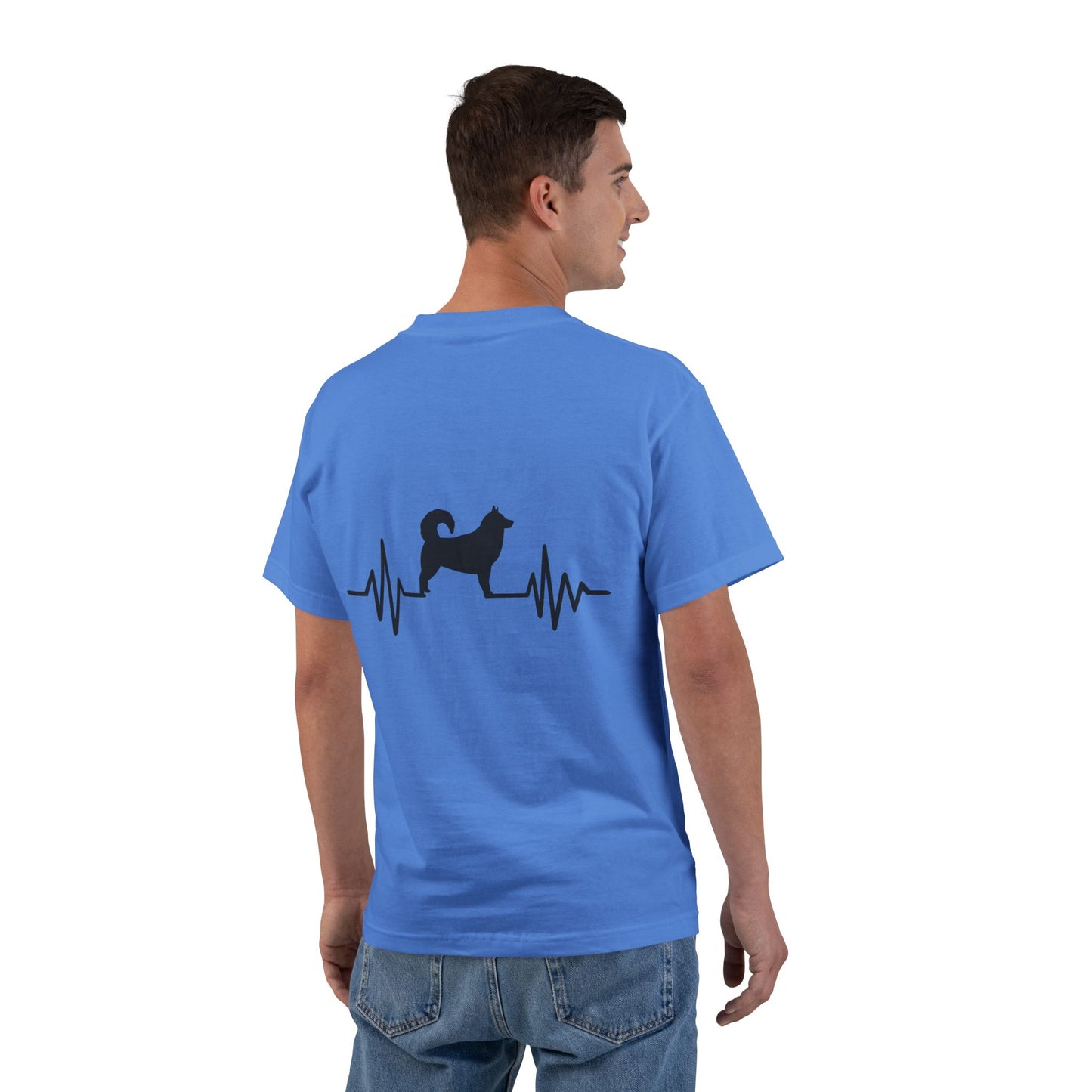 My Heart Beats For Malamutes Men's Short-Sleeve Crewneck Tee