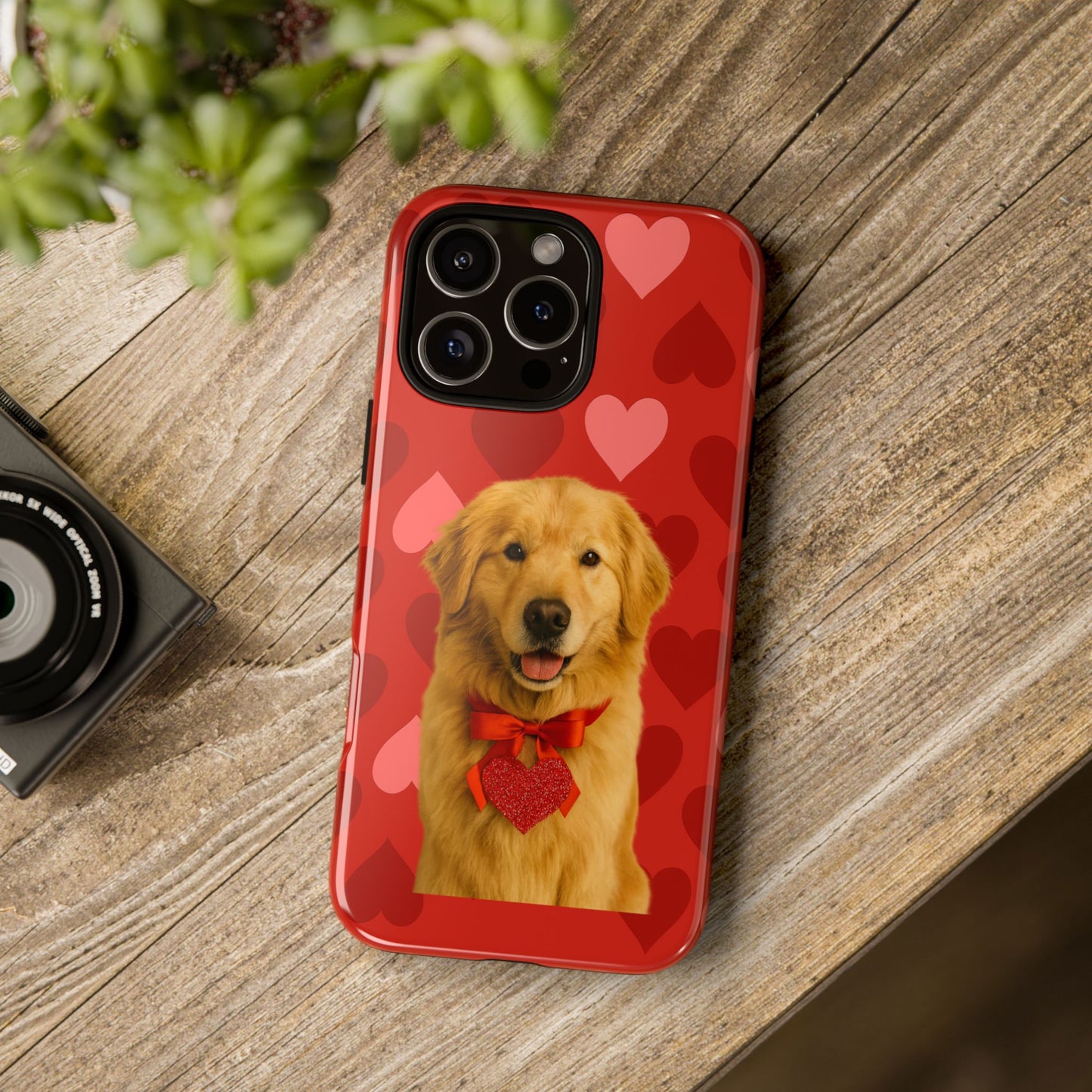 Cupid's Companion Golden iPhone Case