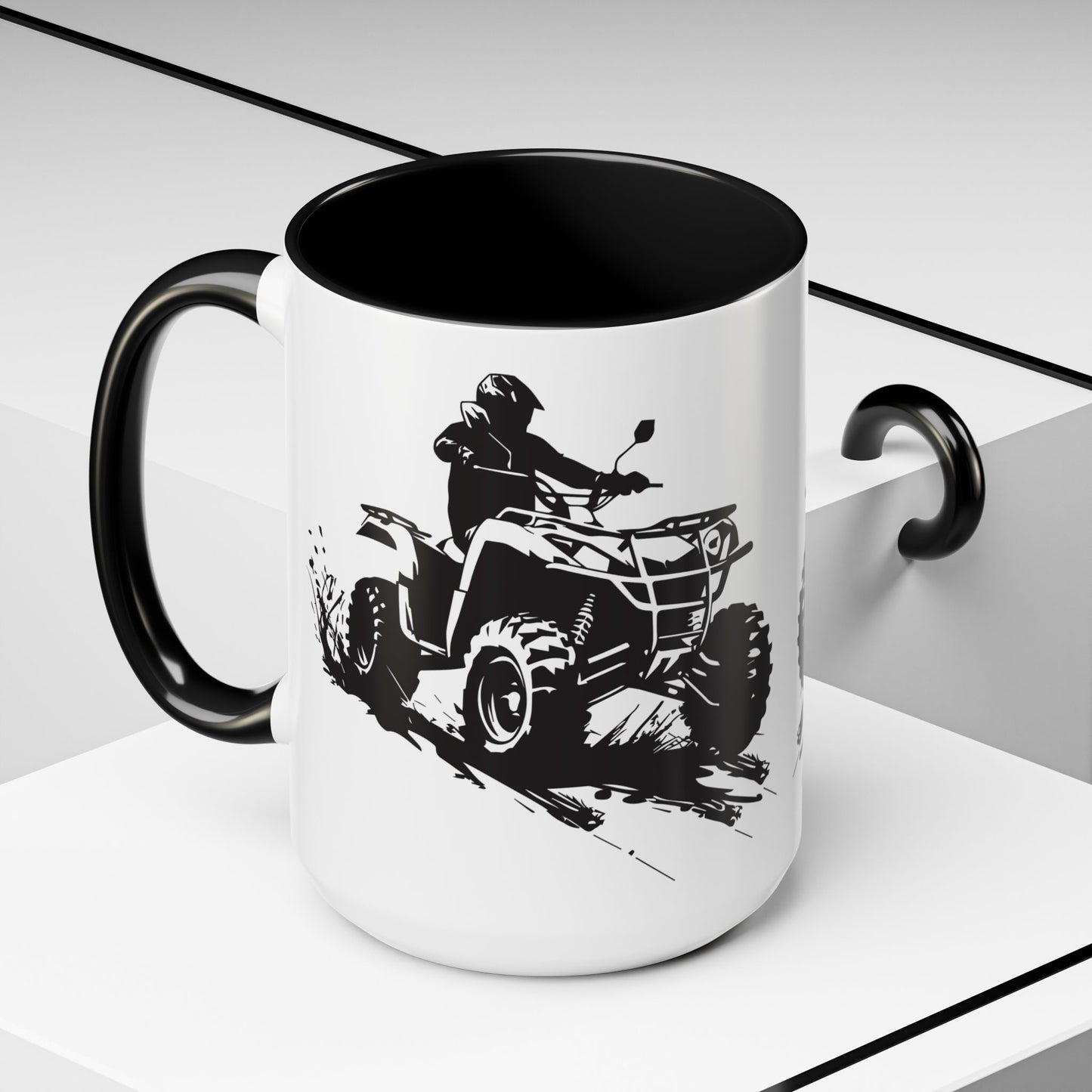 Slingin' Mud Quad 2-Tone Coffee Mug